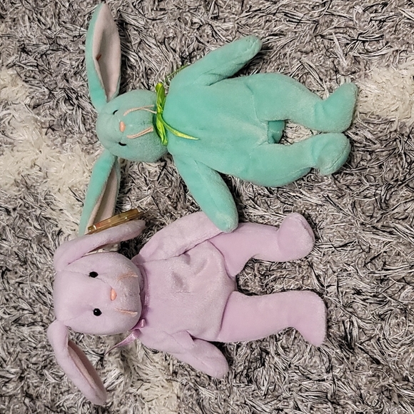 Floppity and Hippity Beanie Babies - Picture 1 of 4